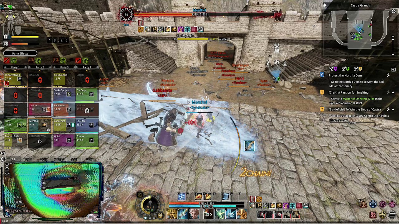 [Bless Online] [F2P] Siege of Castra Paladin PVP 2018 11 26 12 04