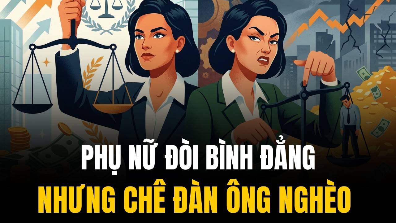 TIÊU CHUẨN KÉP Tàn Nhẫn | Phụ Nữ ĐÒI BÌNH ĐẲNG, Nhưng Lại KHINH BỈ Đàn Ông KIẾM ÍT TIỀN Hơn