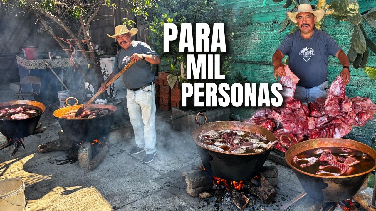 CARNITAS para MIL PERSONAS hechas con AMOR en la Colonia Miguel Hidalgo MICHOACÁN