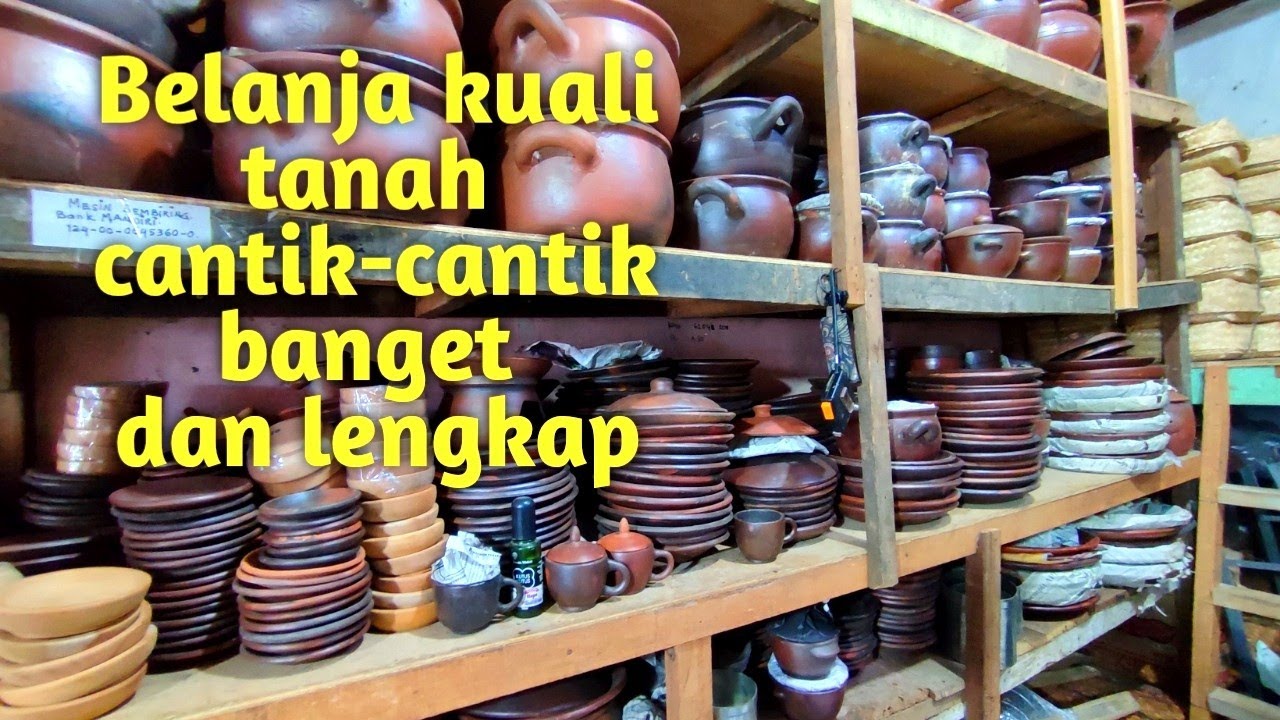 HUNTING PERABOTAN DAPUR DARI TANAH LIAT