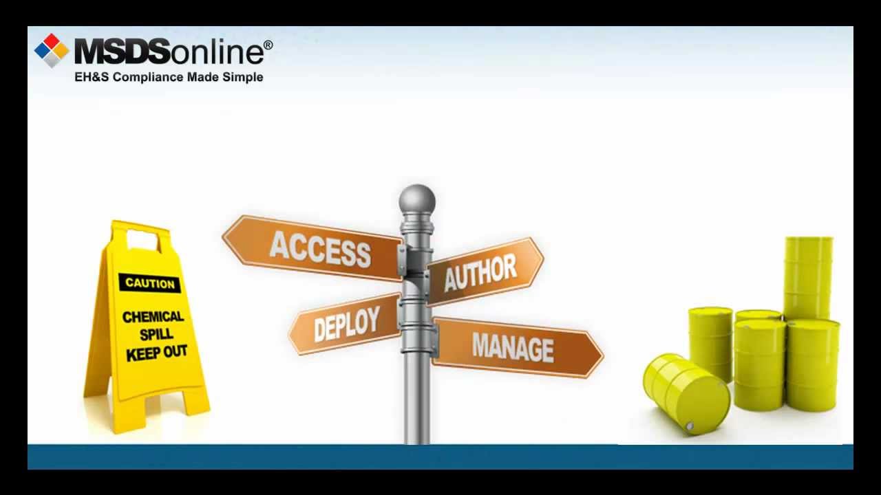 MSDSonline Introduction