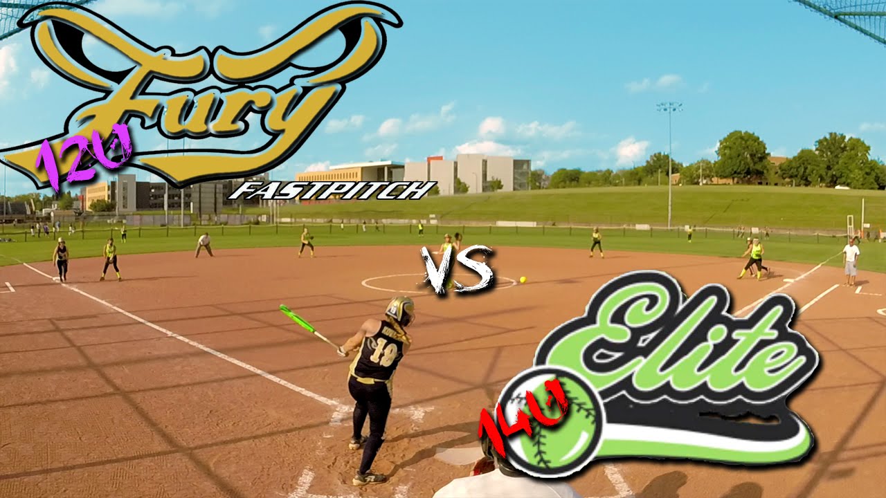 HD 1080p 12u Fury Fastpitch Vegas vs 14u Norton Elite softball game
