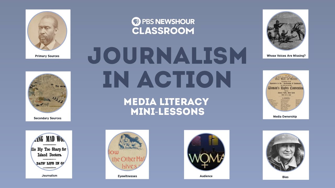 Journalism in Action: Media Literacy Mini-Lessons Explainer