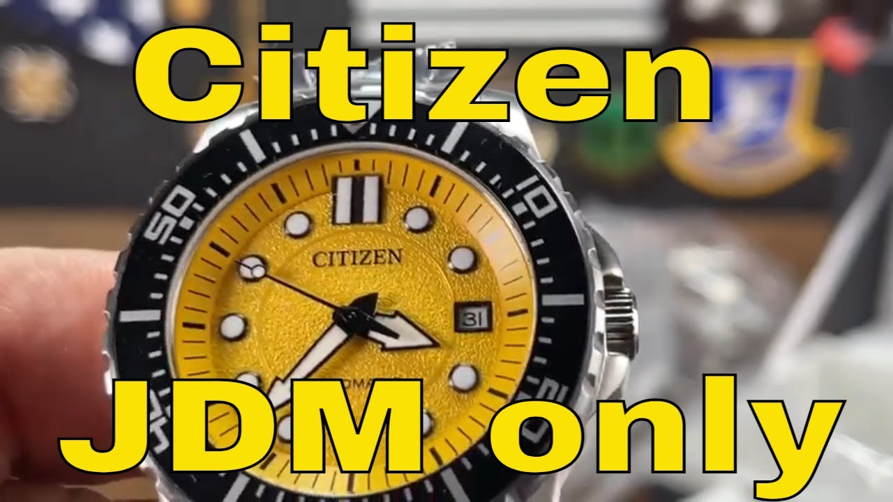 JDM Citizen Yellow Dial