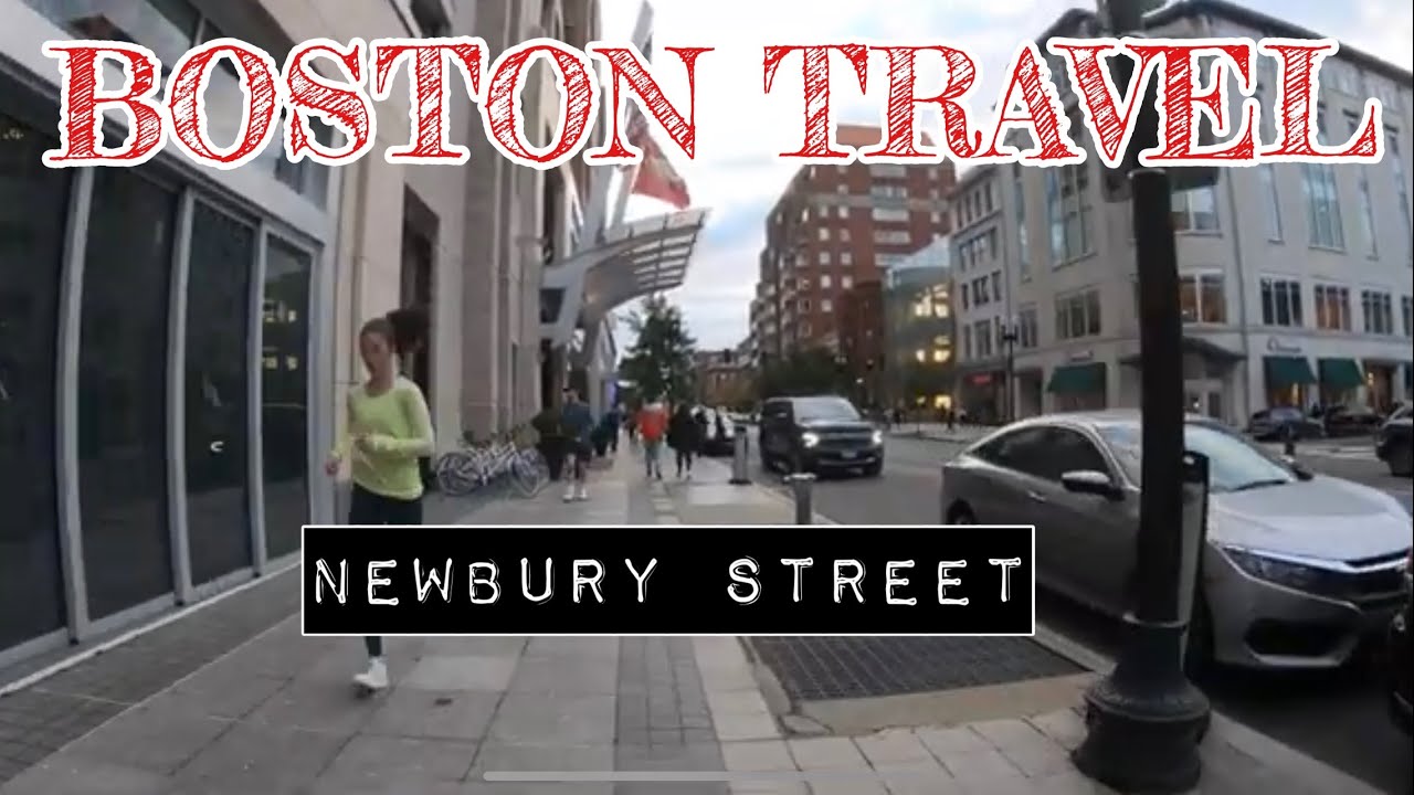 BOSTON TRAVEL - Walking Boston Boylston Street