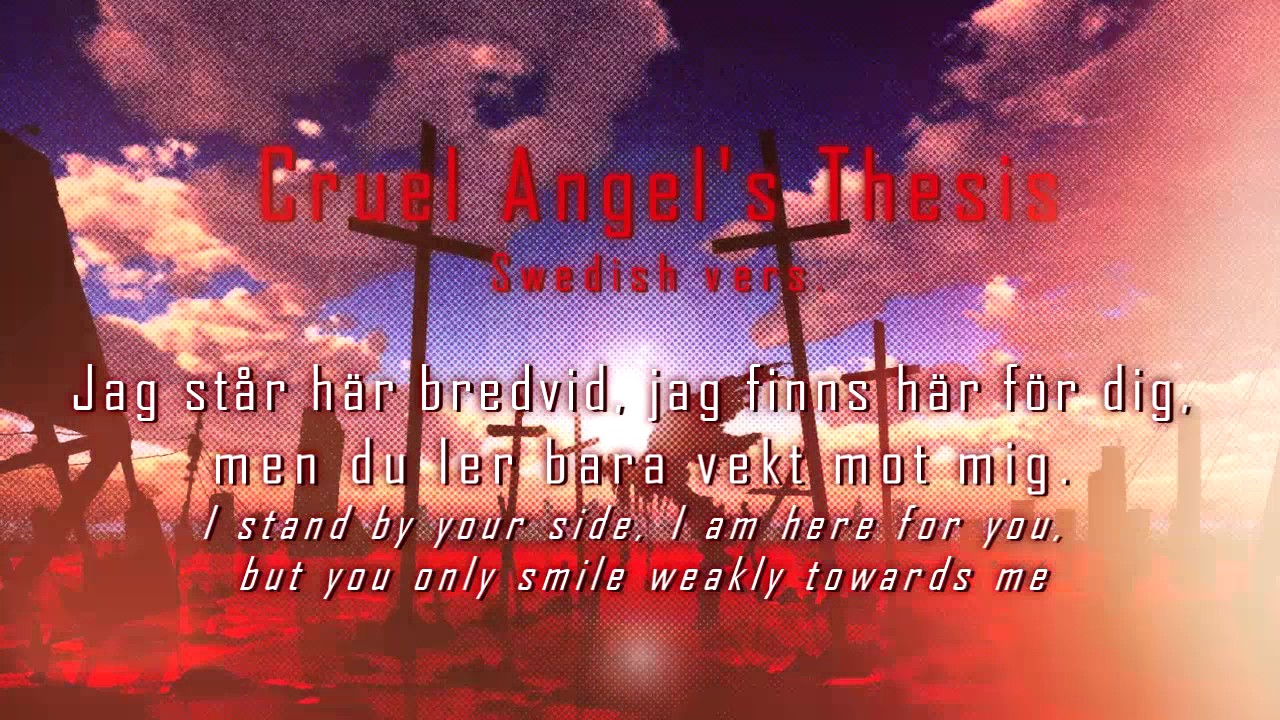 [Rhea Cover] Cruel Angel's Thesis TV-Size (Swedish vers)