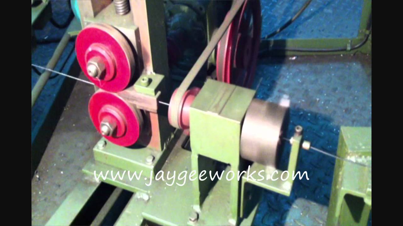 Jay gee works - wire straightening,cutting,grinding machine