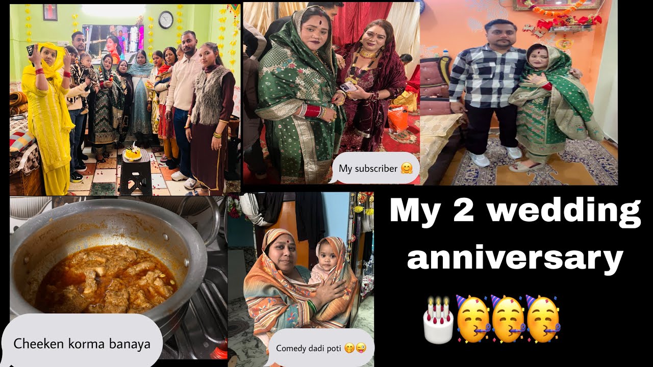 Daily routine 63 my 2 wedding anniversary night 12 bje celebration 🎉 