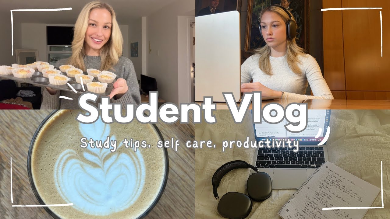 balancing studies and life | productive studying, cooking at home, healthy habits