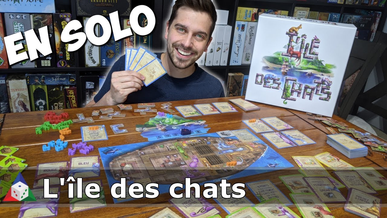 L'île des chats - Session de jeu en solo