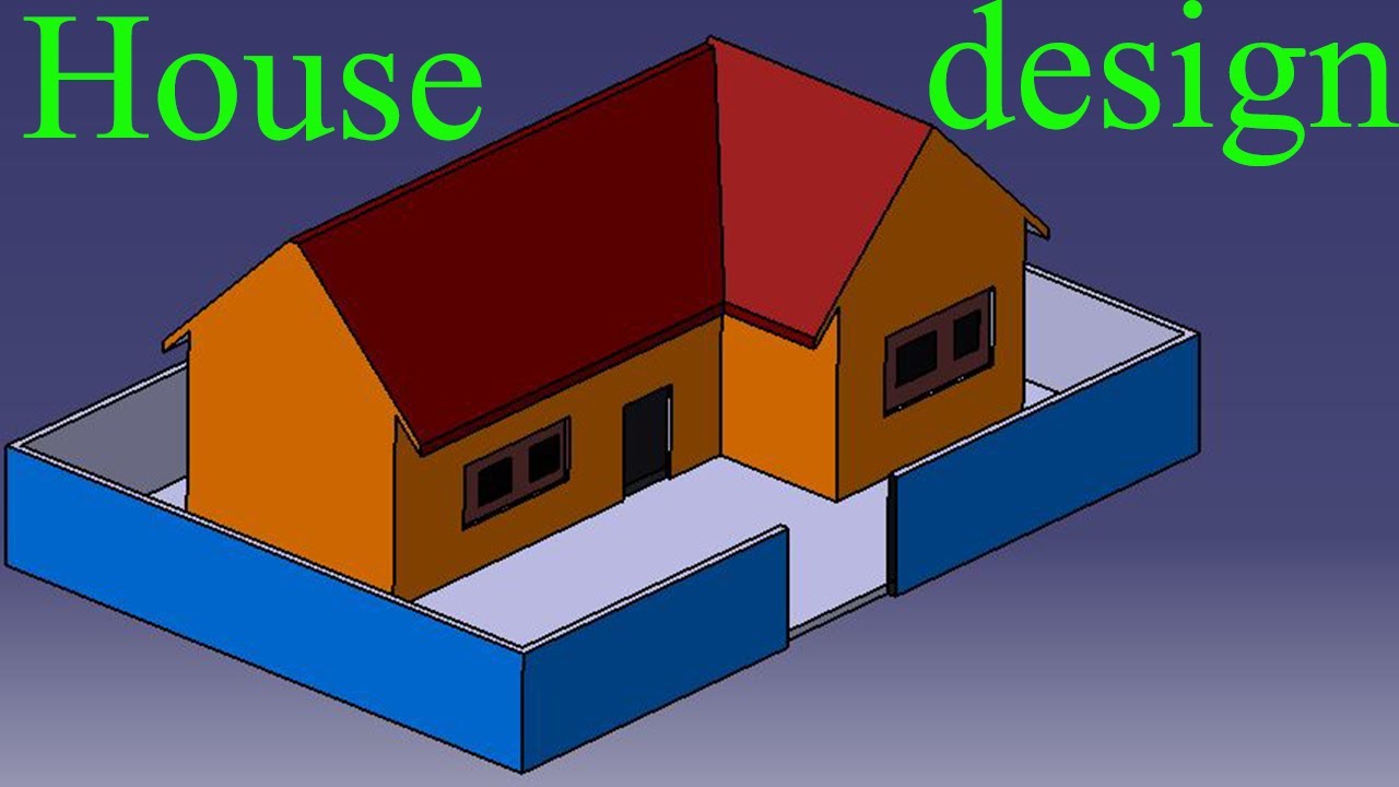 House Design in Catia v5 | Catia v5 Tutorial for Begineers | CATIA V5