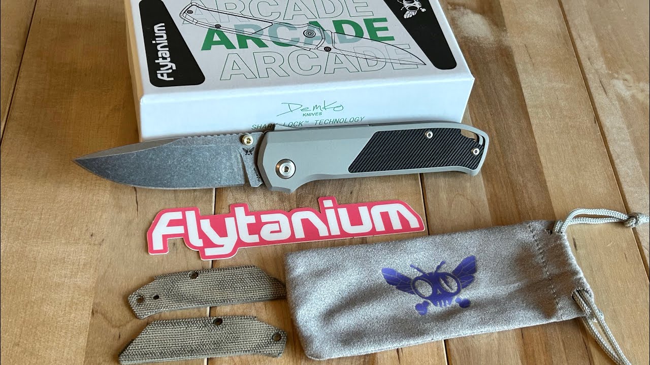 Unboxing - Flytanium Arcade Aluminum 🕹️with Demko Shark Lock! 🦈