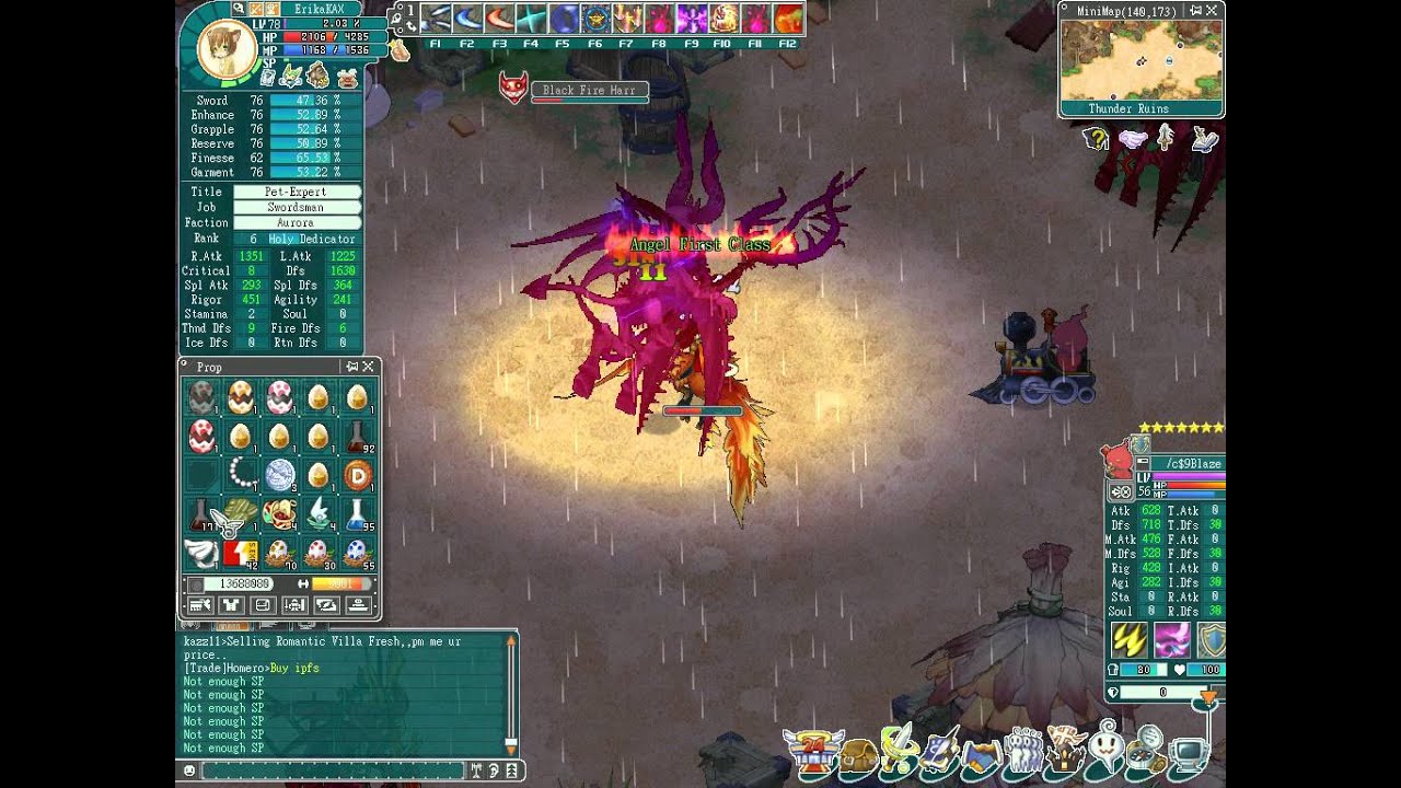 Angels Online(HD) - Boss Hunt - Black Fire Harr