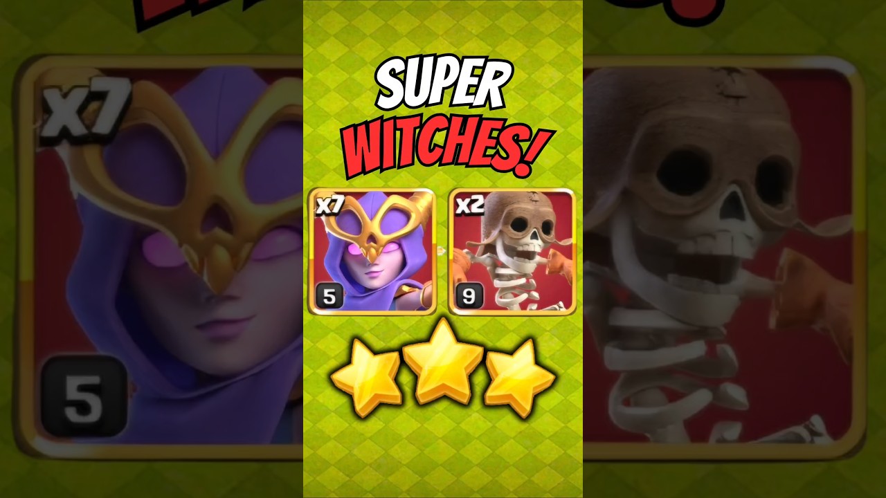 Mass Super Witch Attack Strategy! 🔥