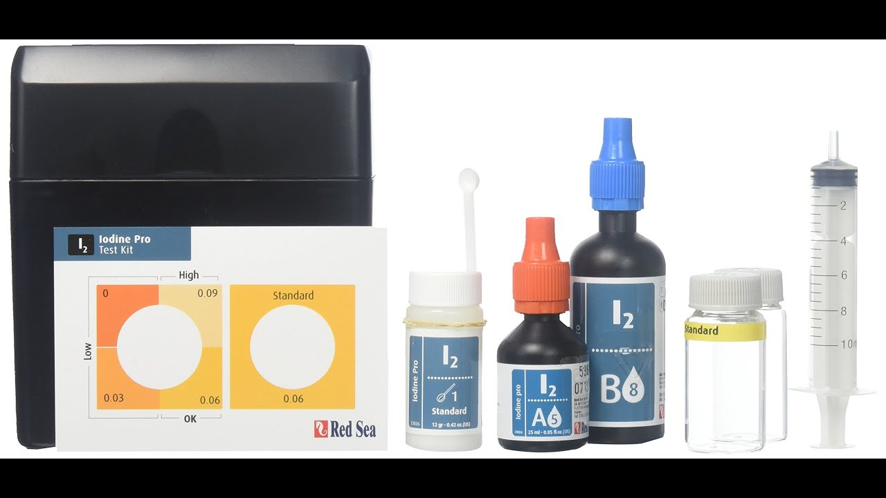 Test YODO / IODINE (I2) RedSea