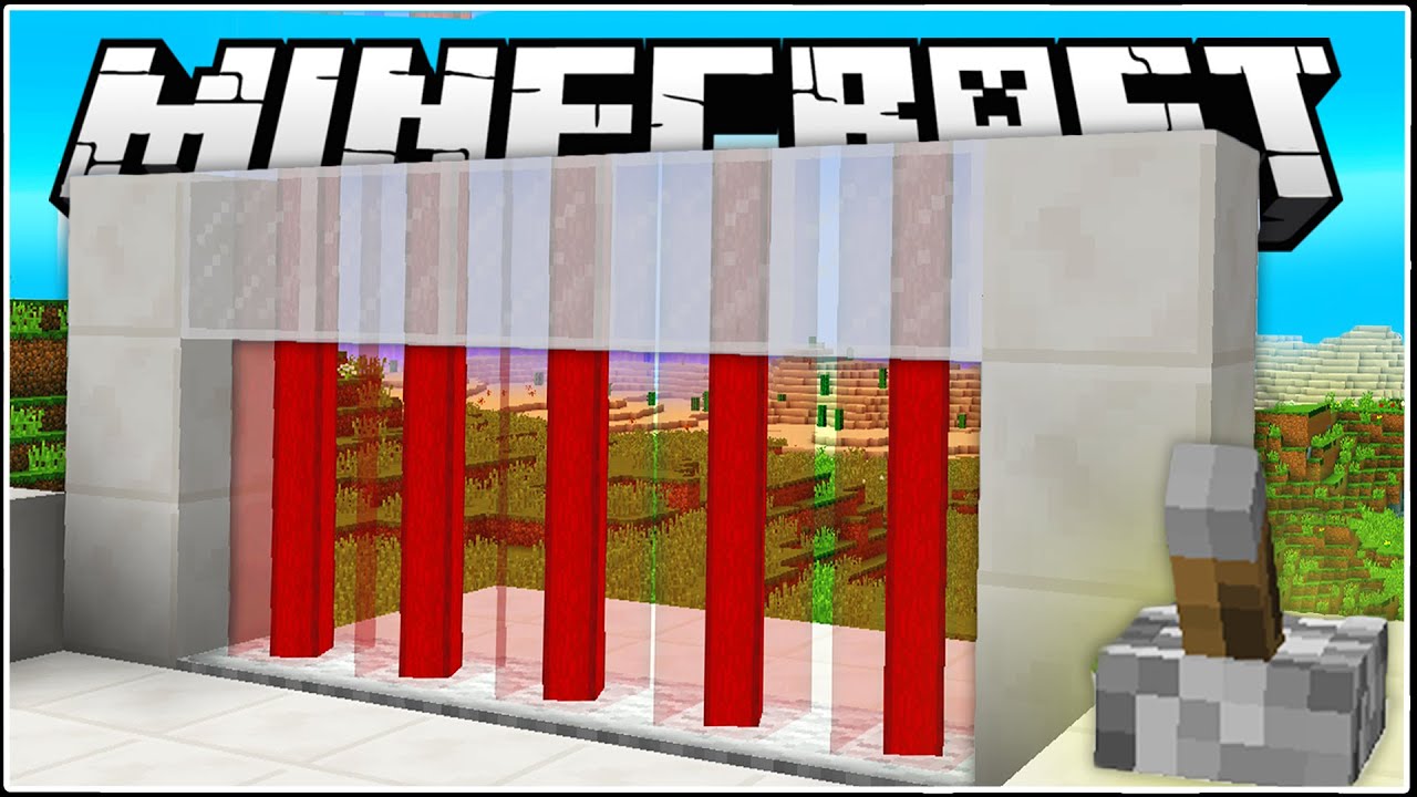 Minecraft: How to Build a LASER Door