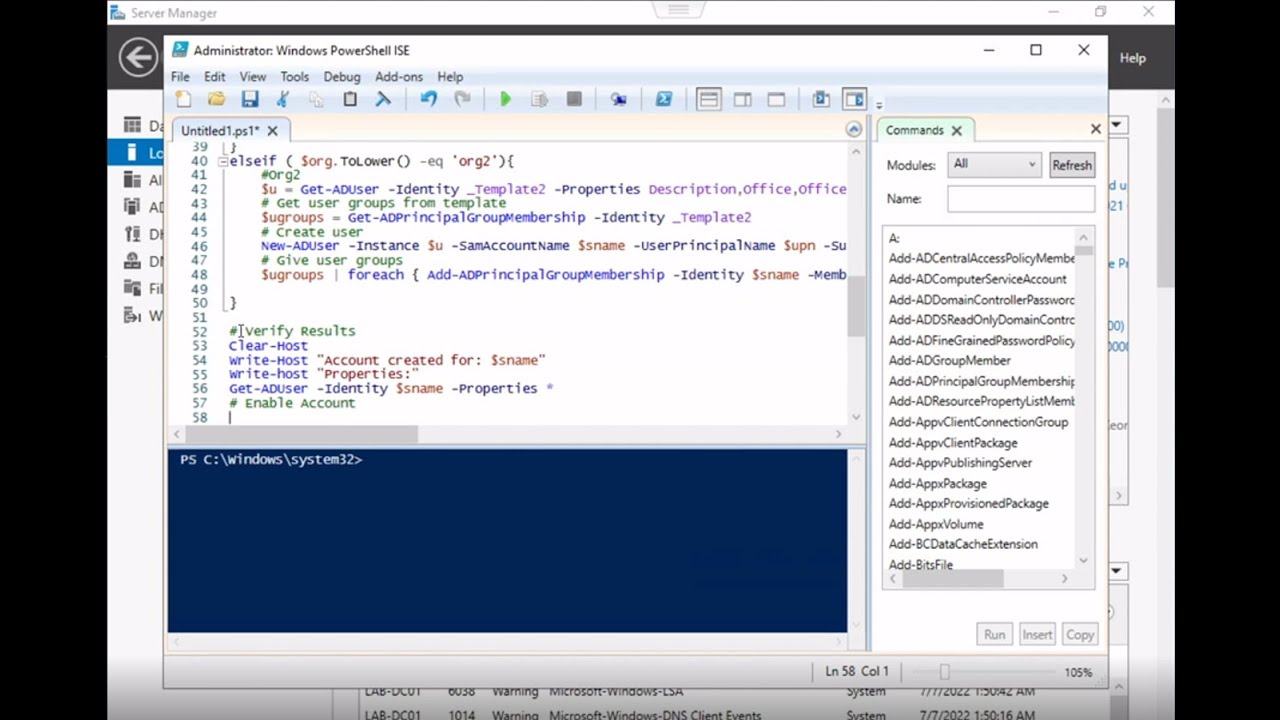Автоматизируйте адаптацию сотрудников с помощью скрипта PowerShell