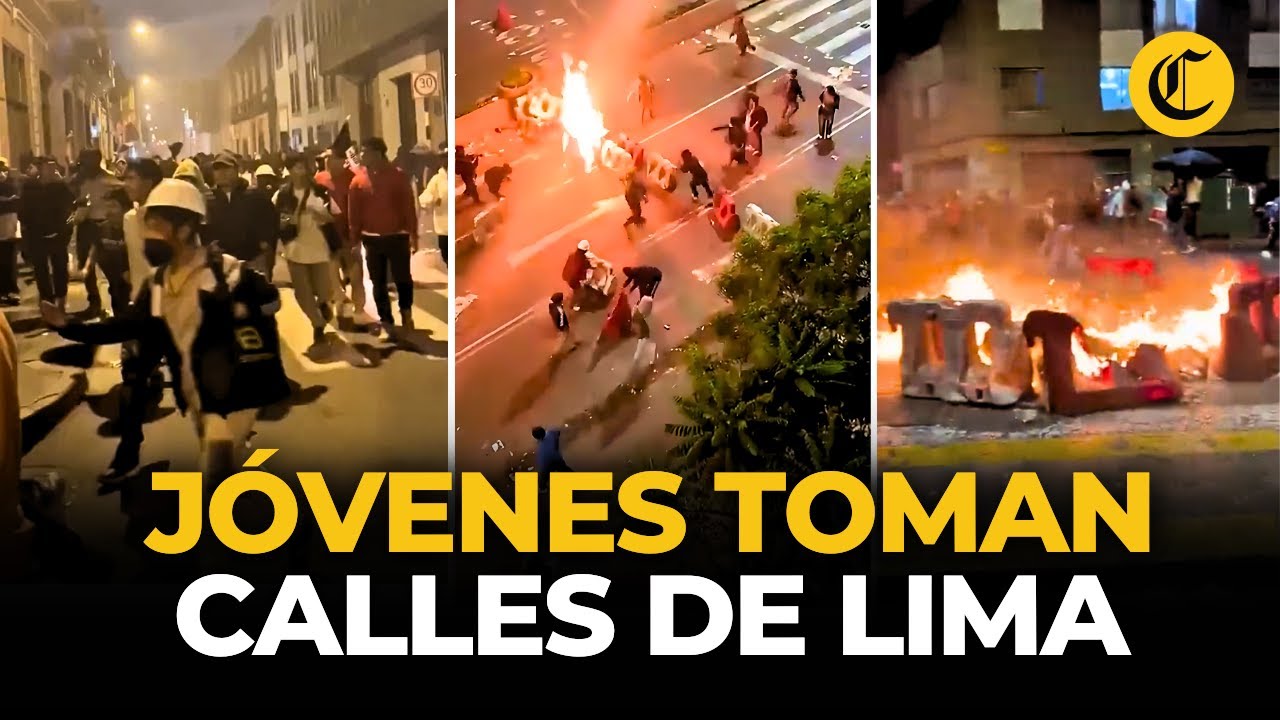 Protestas de la Generaci&oacute;n 'Z' estallan en Per&uacute; contra el gobierno de Boluarte | El Comercio