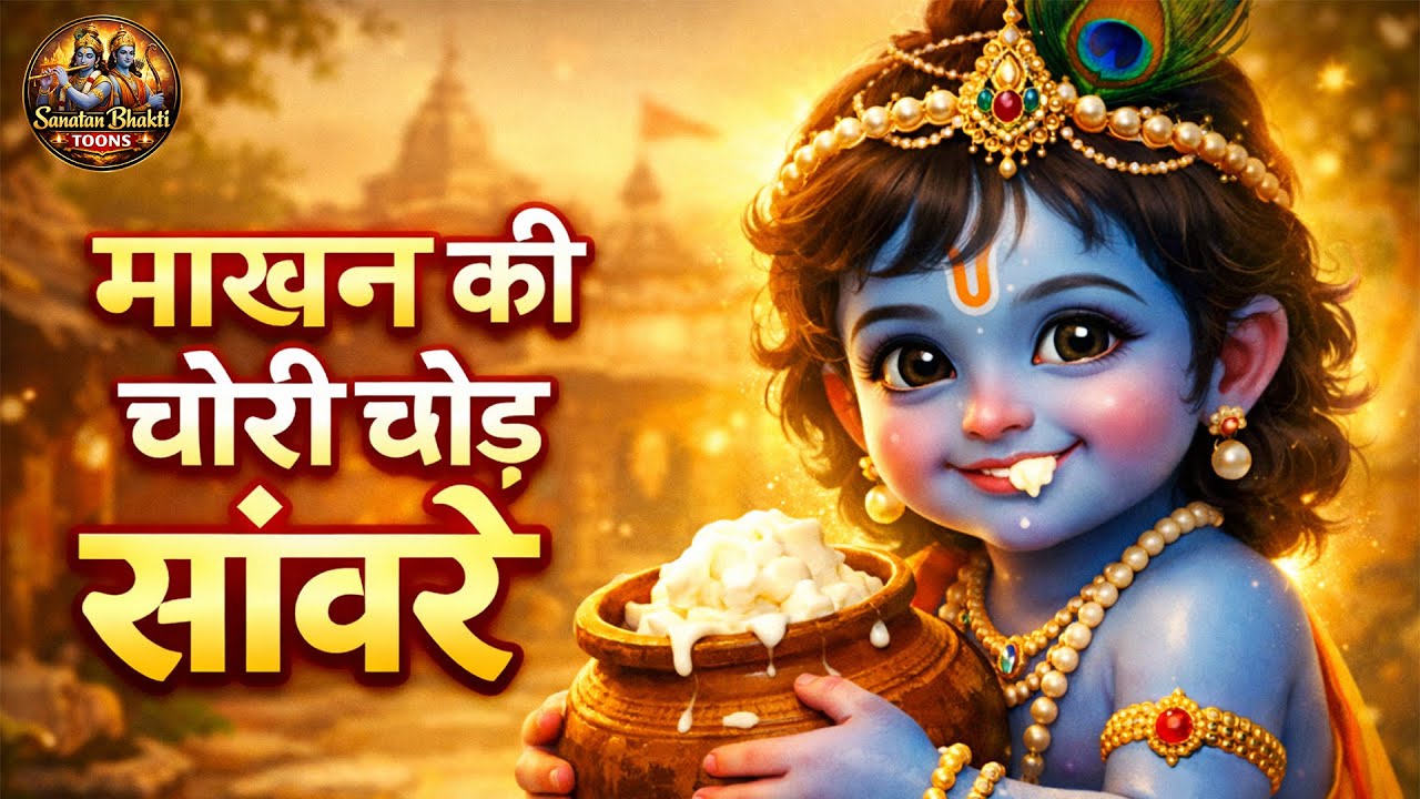 Makhan Ki Chori Chhod Sanware | Krishna Bhajan | Bal Krishna Bhajan | Vrindavan Bhajan