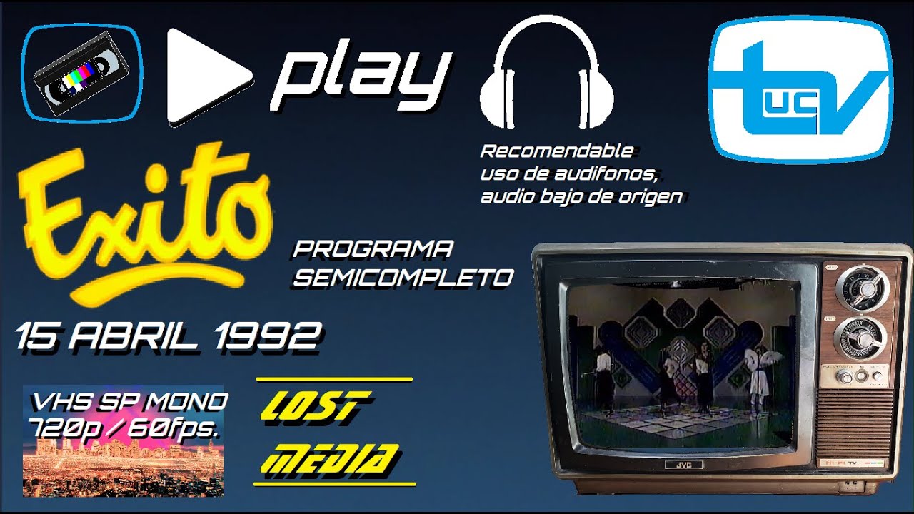 Programa Exito - Canal 13 UCTV - 15 Abril 1992