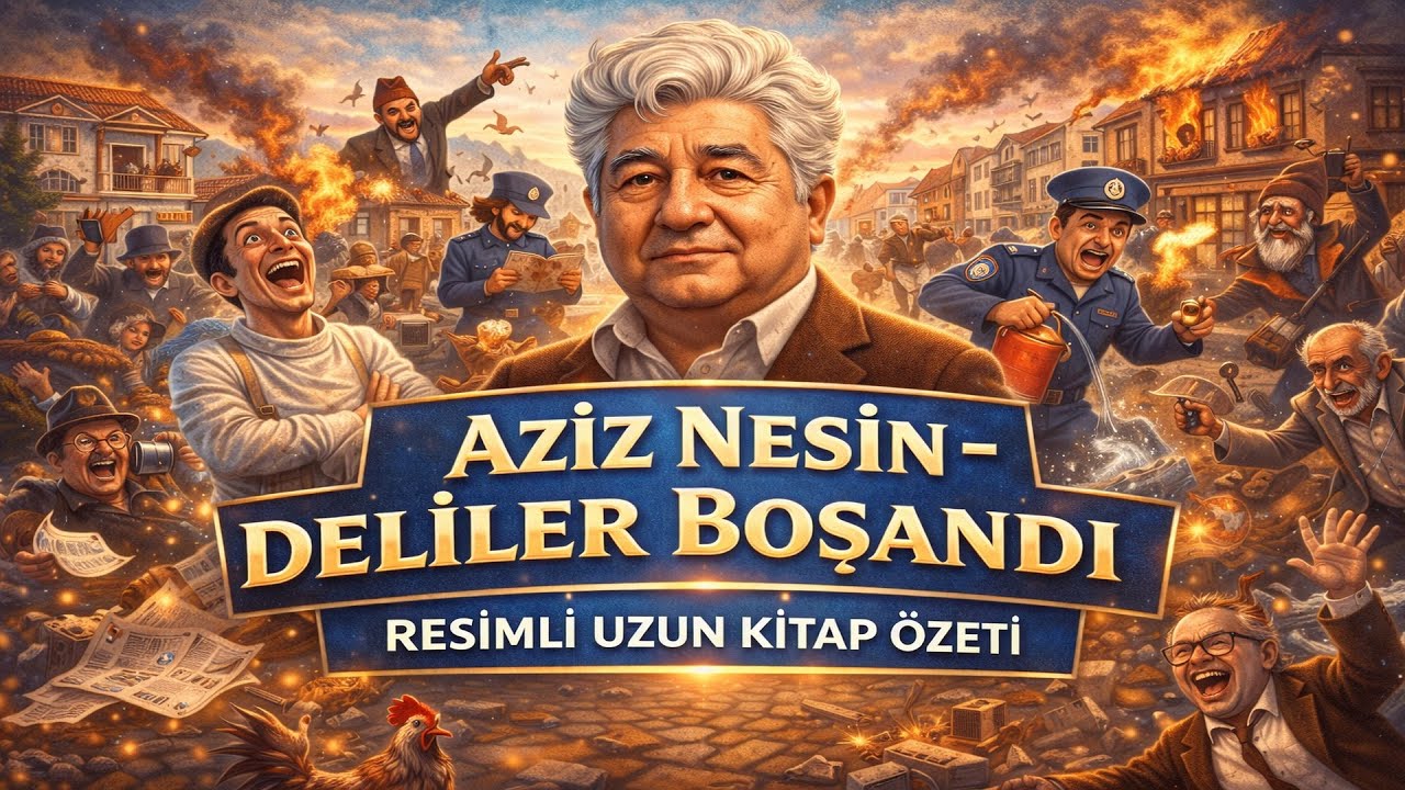 Aziz Nesin – Deliler Boşandı | Resimli Uzun Kitap Özeti ve Anlatım
