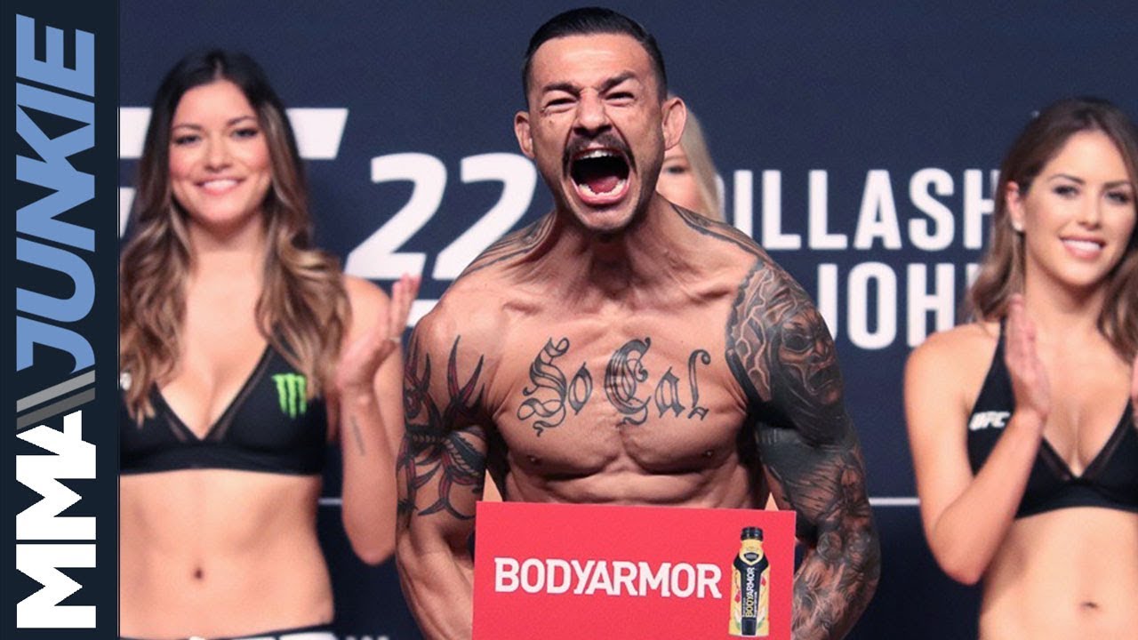 UFC 227 ceremonial weigh-in highlight