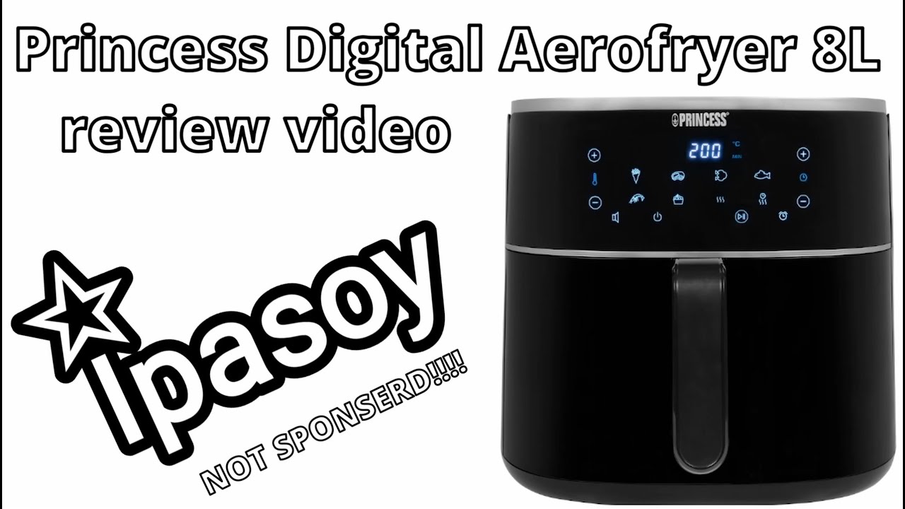 Princess Digital Aerofryer 8L review video, crispy snacks and fries!