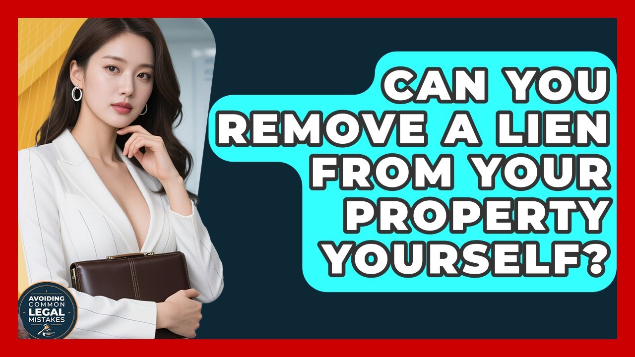 Can You Remove A Lien From Your Property Yourself? - Avoiding Common Legal Mistakes