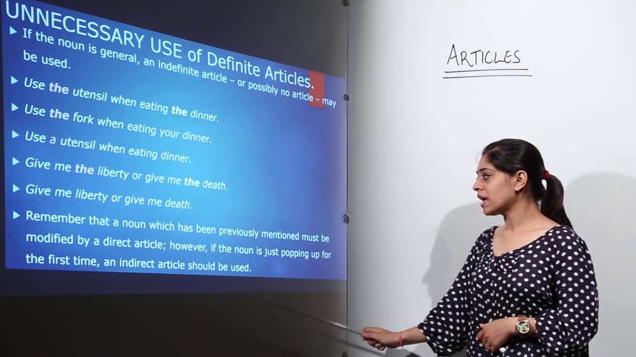 Best Free Online Topic l ICSE l CLASS 12 l ENGLISH l Language Structure l articles l L28