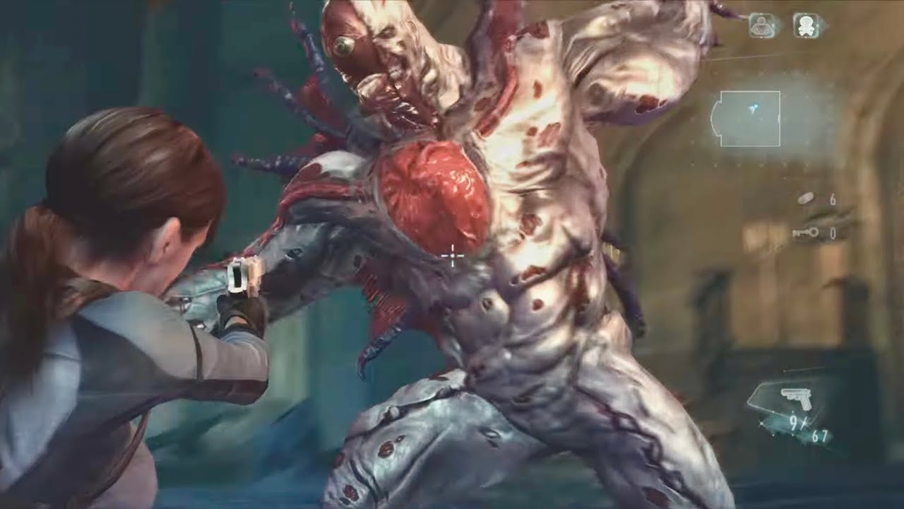 RESIDENT EVIL REVELATIONS RAID MODE Walkthrough Gameplay Stages 19-20 (Chasm) ENDING