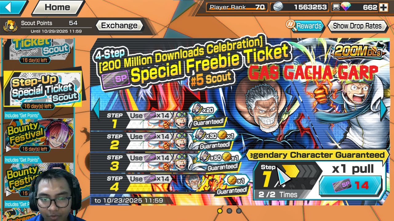 Gacha GARP OPBR SERU SERU GUNDULMU SERU, KUDU NANGIS AKU