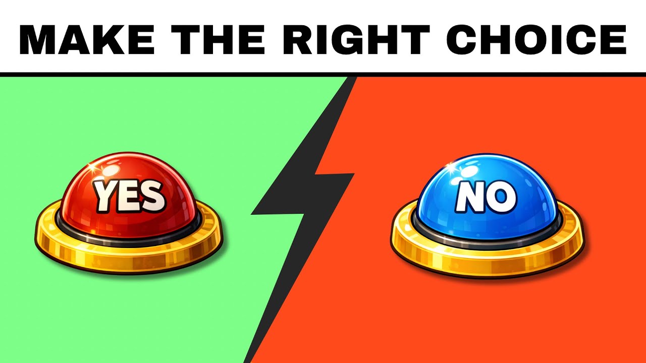 50 Dilemmas !💚💙 Will You Choose Yes or No ? Dilemma Quiz