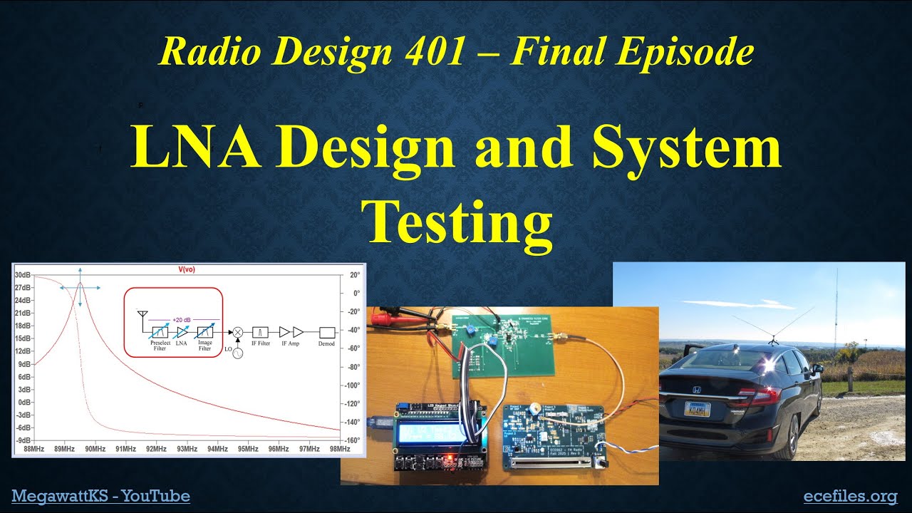LNA Design and System Testing - Radio Design  401, Final Episode