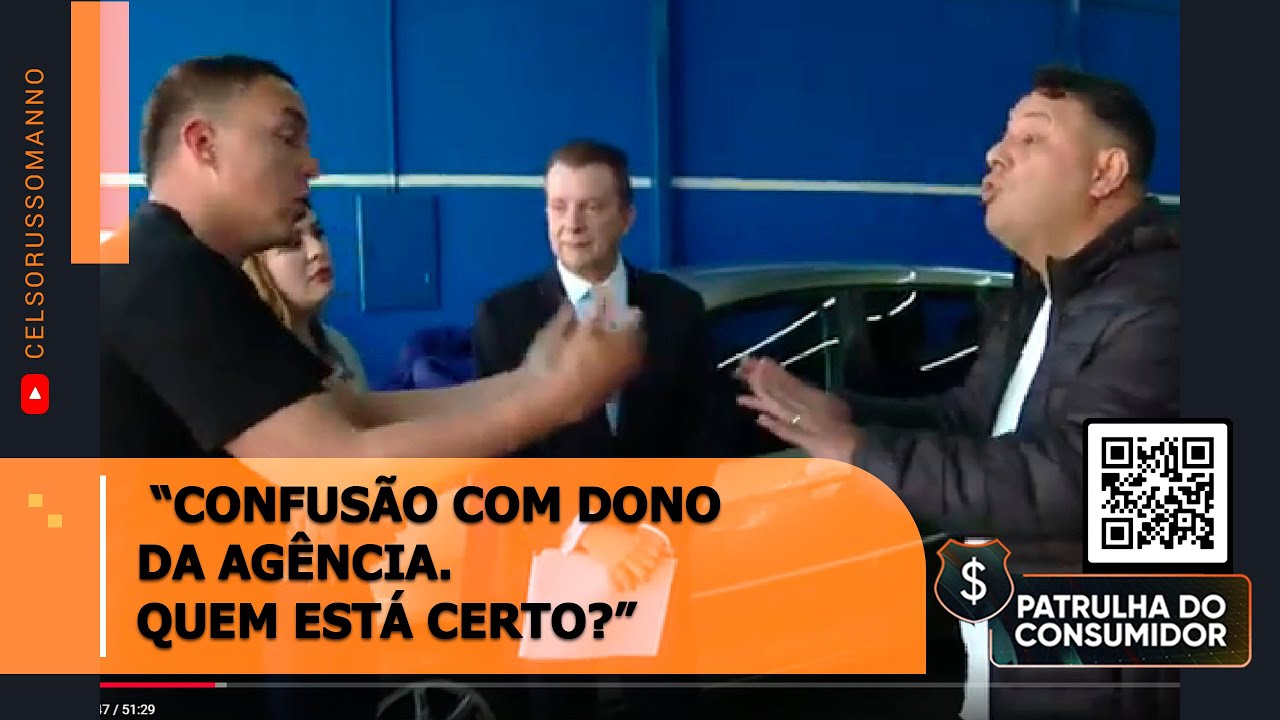 “Confusão com dono da agência. Quem está certo?”