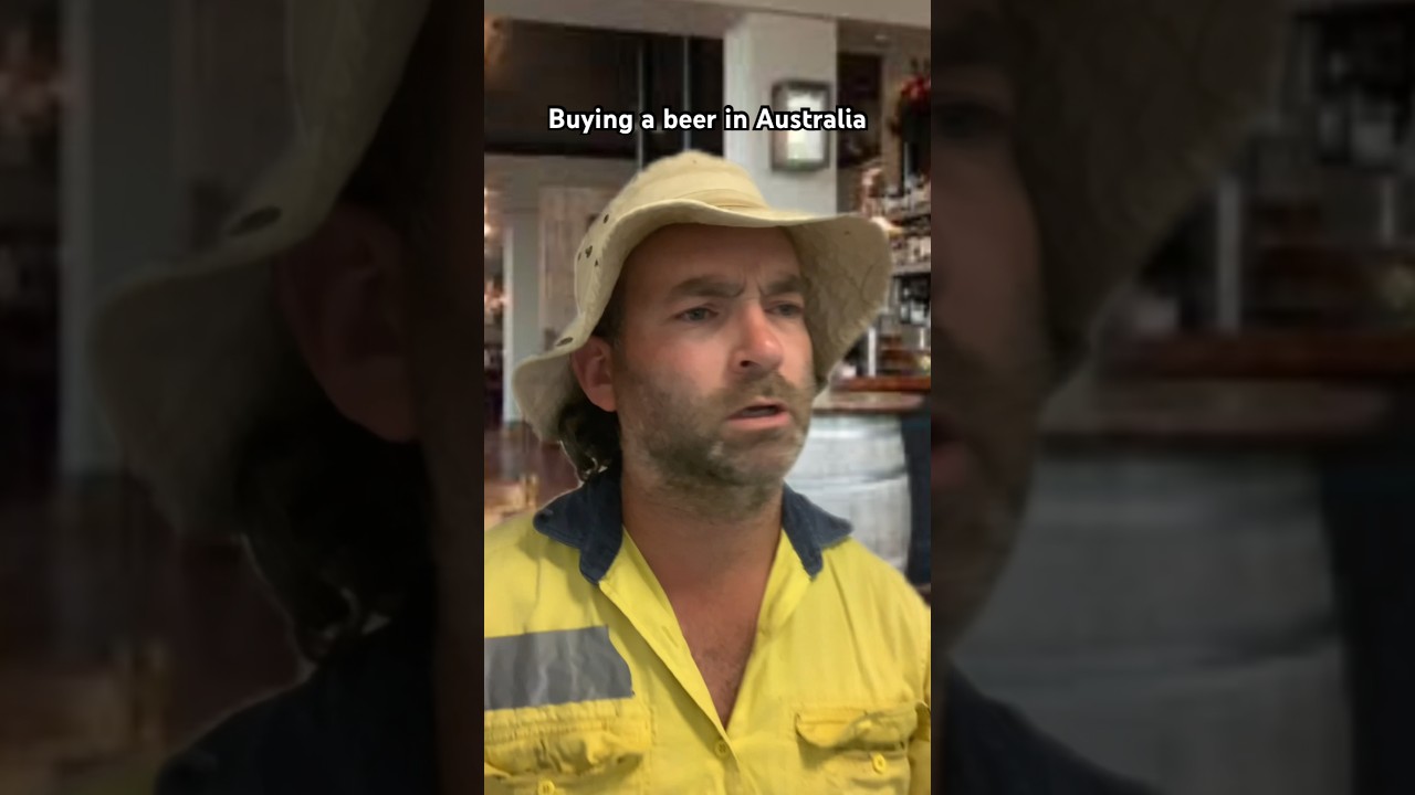 Buying a beer in Australia 