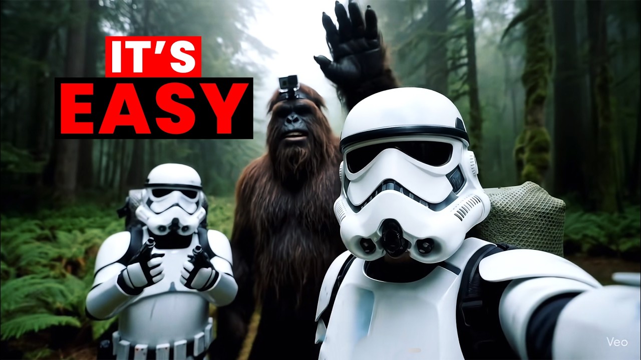 How To Create AI Bigfoot/Yeti/Alien Vlogger Videos