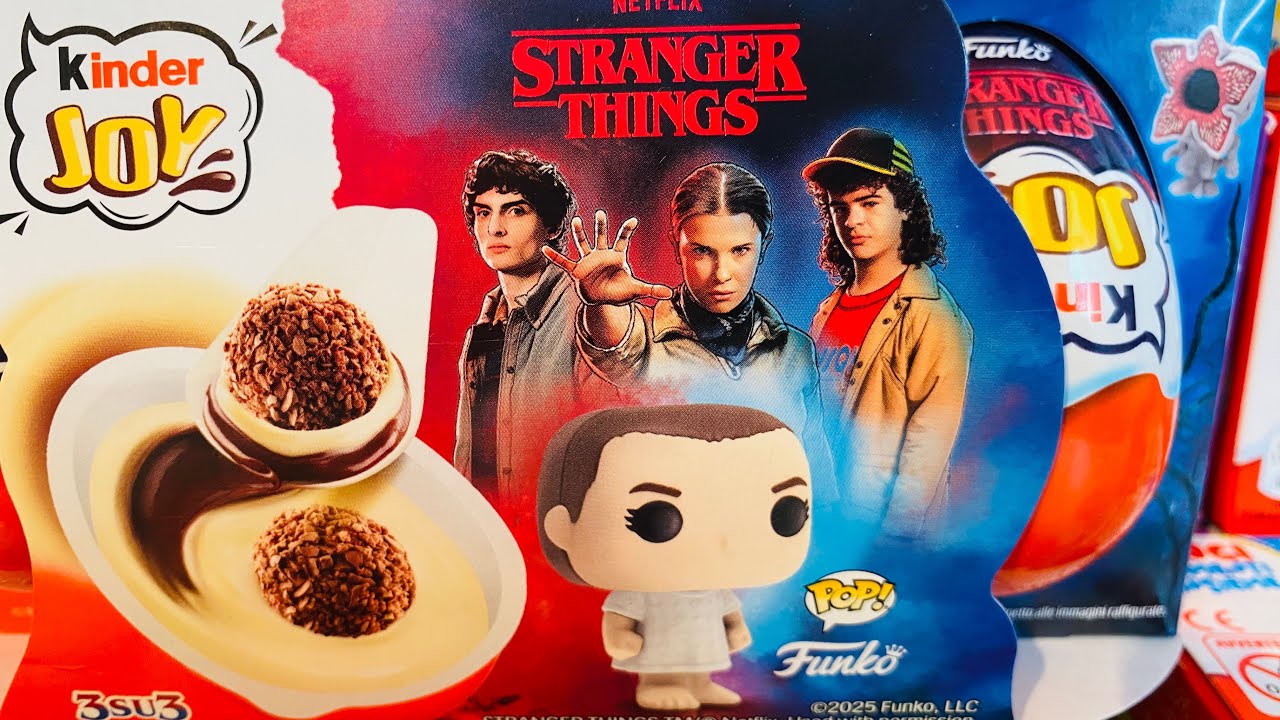 Compilation Stranger Things Kinder Joy ASMR Unboxing 