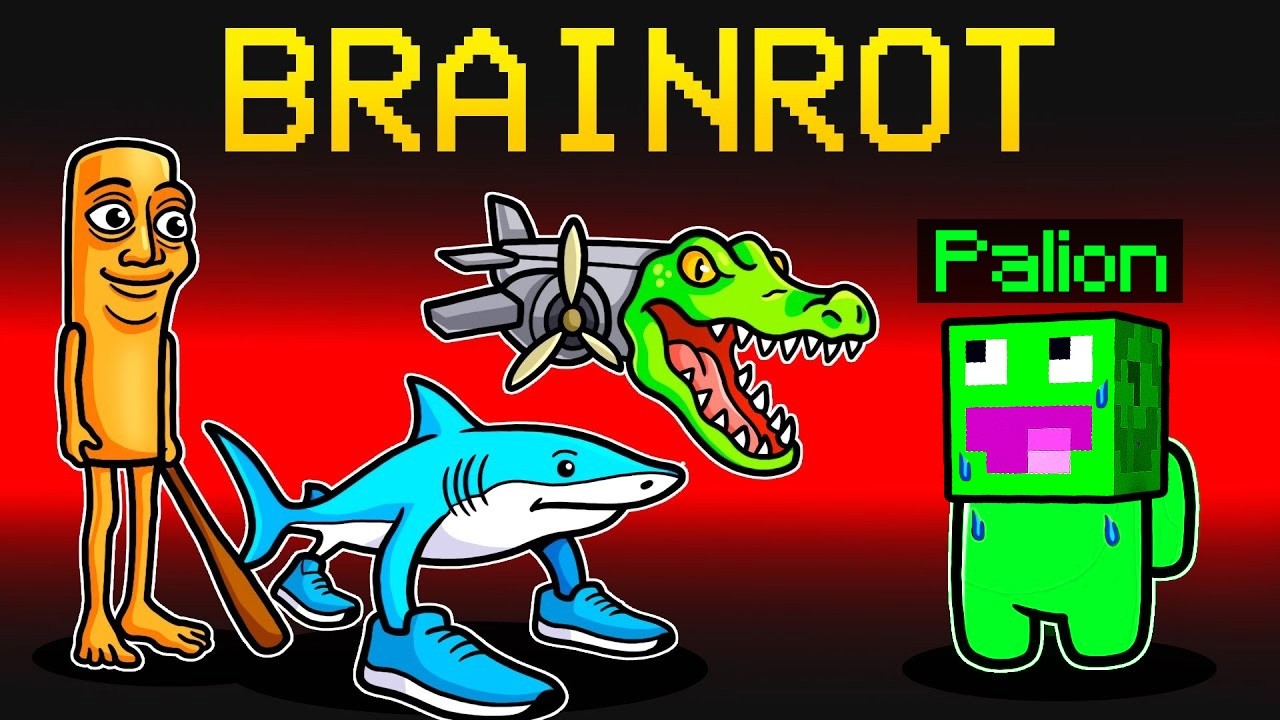 DODALISMY BRAINROTY do AMONG US!