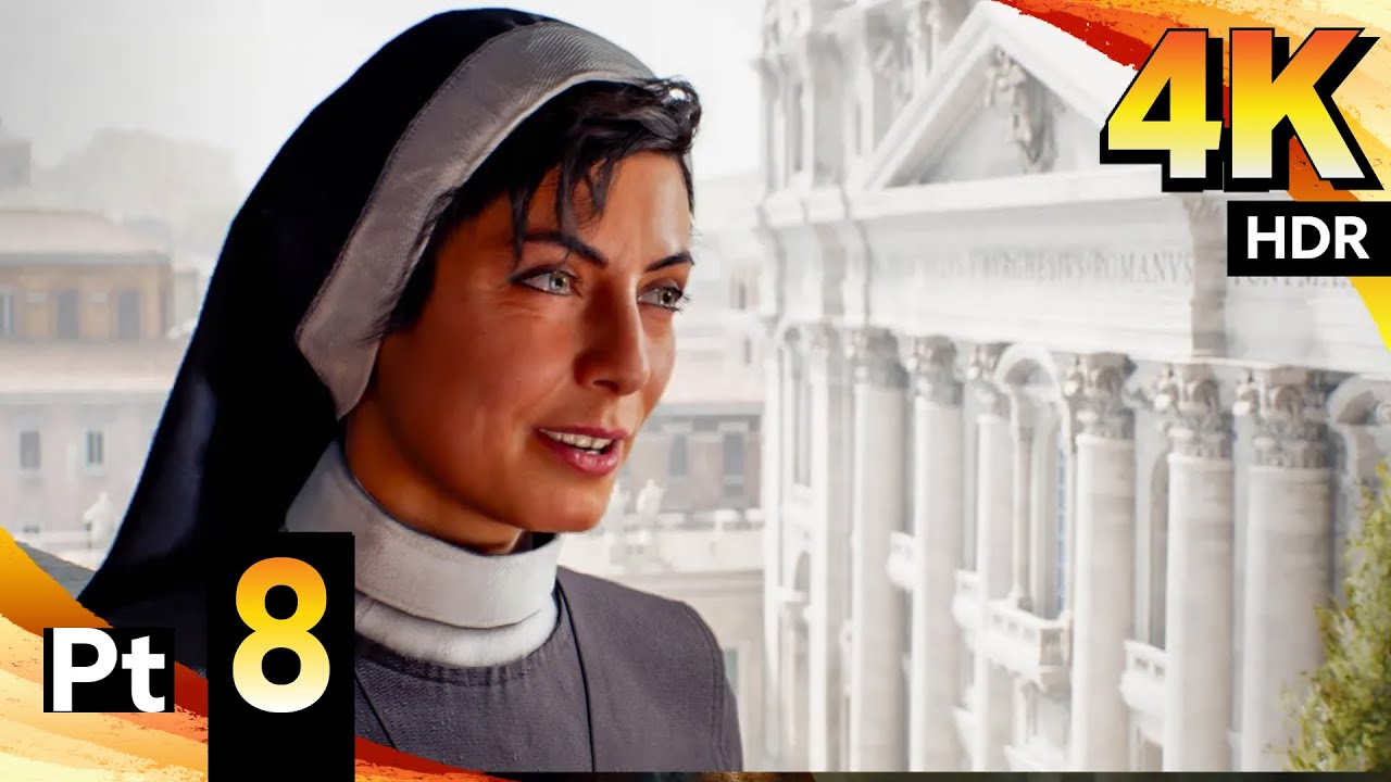 Indiana Jones and the Great Circle [4K/60fps HDR] (Very Hard, 100%) Part 8 - Vatican