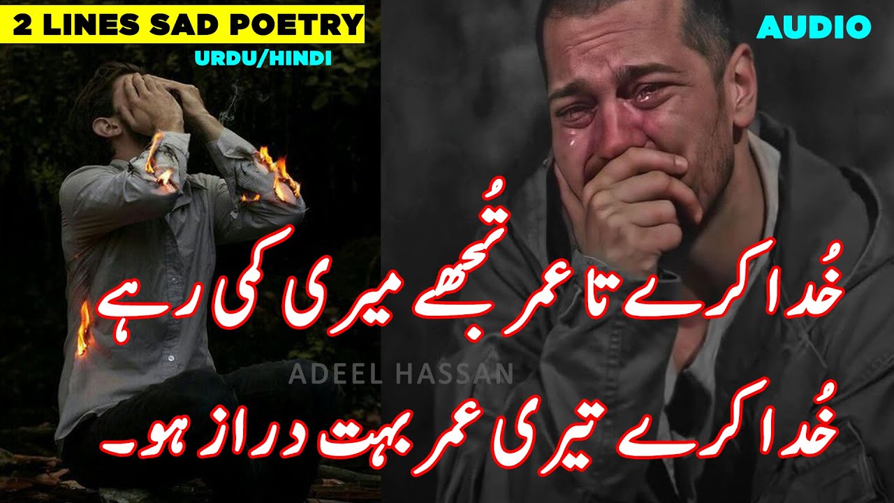 2 Lines Sad New Poetry | Love Sad Poetry | Poetry About Life | Hindi Sad Love Shayri | हिन्दी कविता