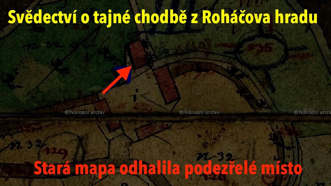 Tajná chodba od hradu Sion: Stará mapa odhaluje podezřelé místo