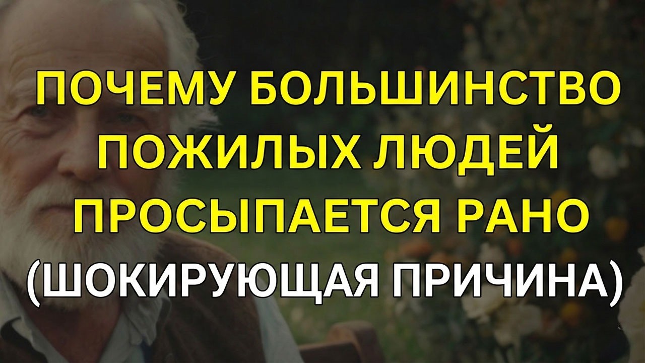 Почему многие пожилые встают рано и как это влияет на долголетие