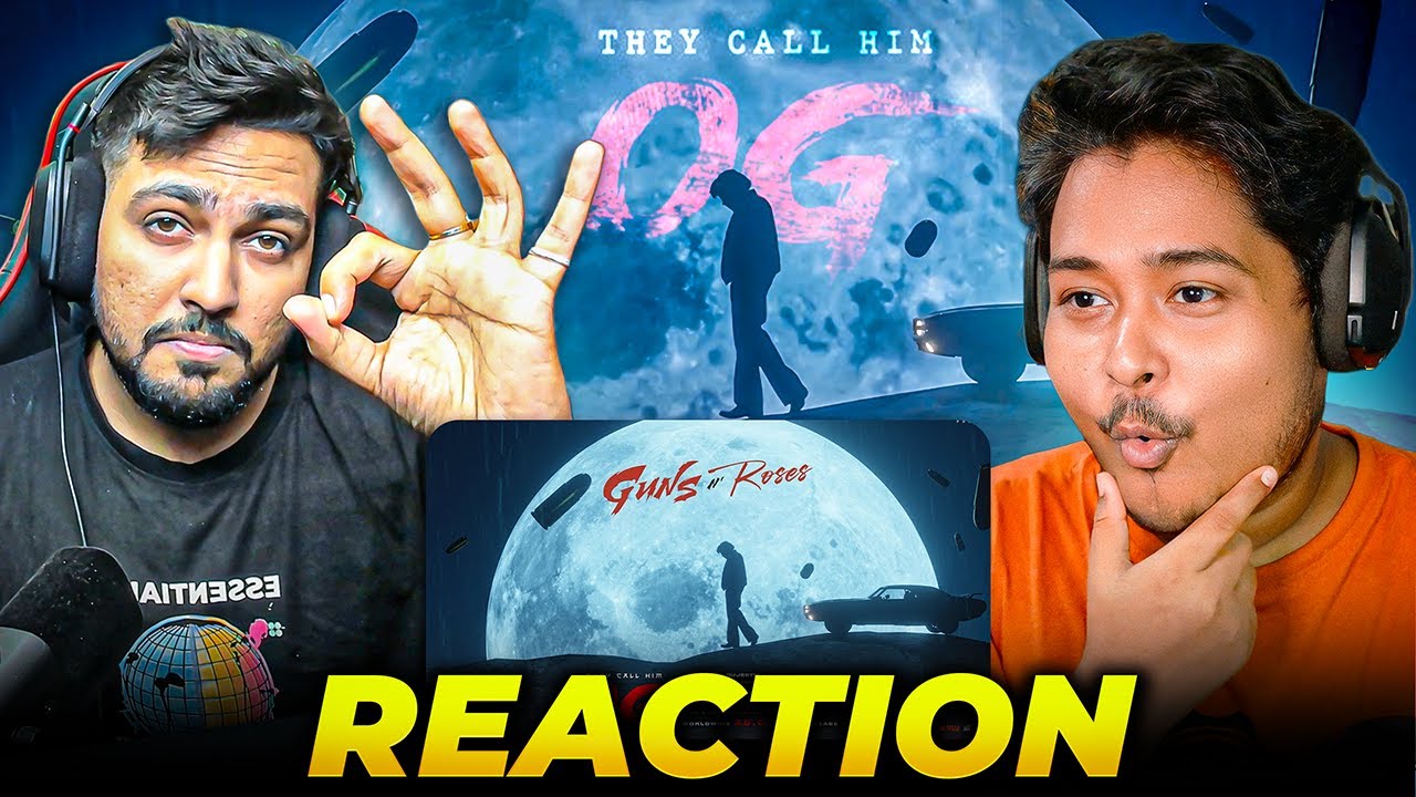 Guns N’ Roses - #TheyCallHimOG REACTION 🔥 | Pawan Kalyan | Emraan Hashmi | Sujeeth | Thaman S