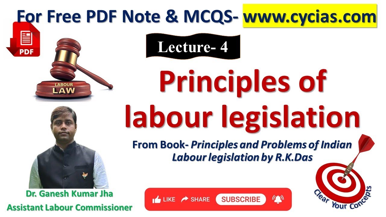 Principles of labour legislation #labourlaw #law #lsw #upsc