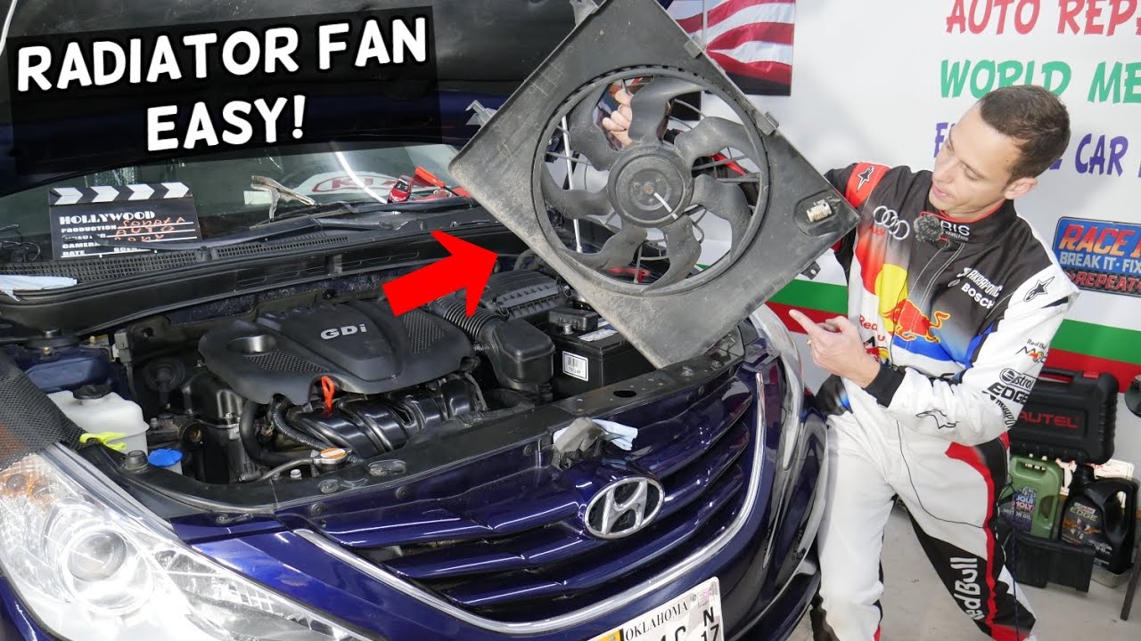 Замена вентилятора радиатора HYUNDAI Снятие HYUNDAI SONATA TUCSON SANTA FE ELANTRA VELOSTER ACCENT
