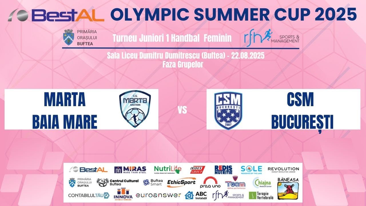 MARTA BAIA MARE vs CSM BUCUREȘTI - 22/08/2025