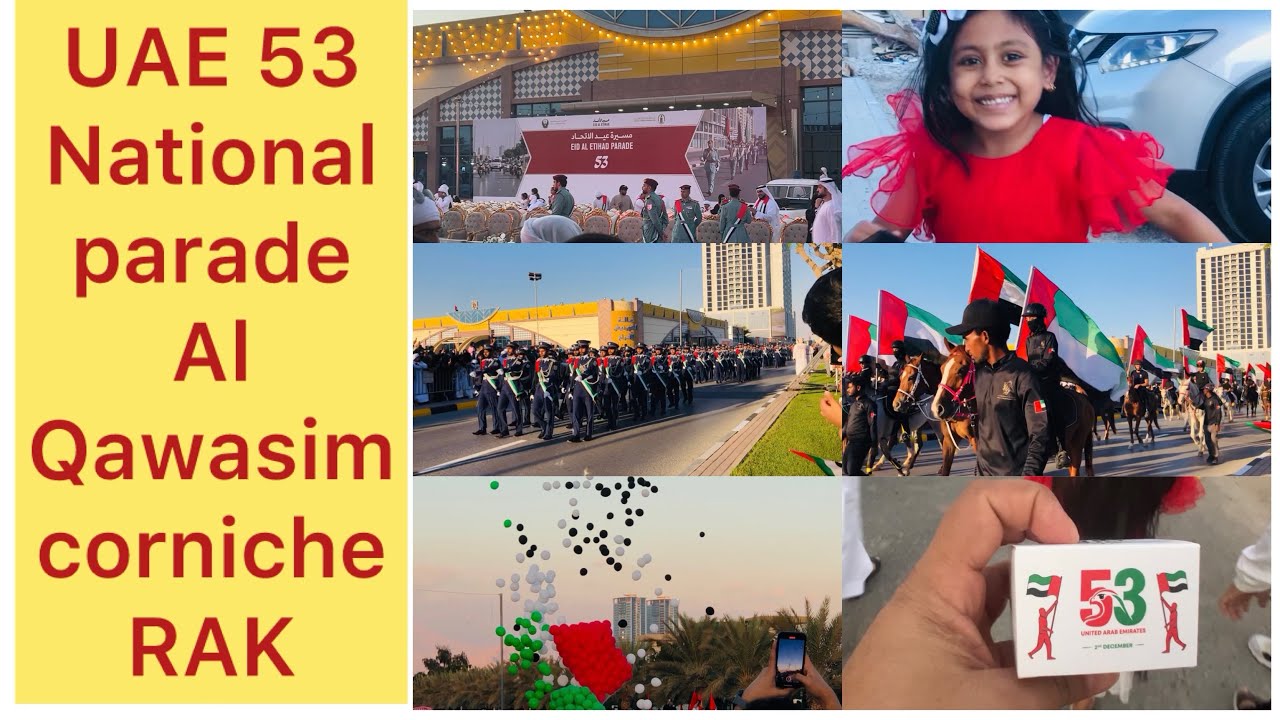 1st December National Day parade Al Qawasim corniche (RAK)||Our Second Home Country 🏡 UAE 🇦🇪