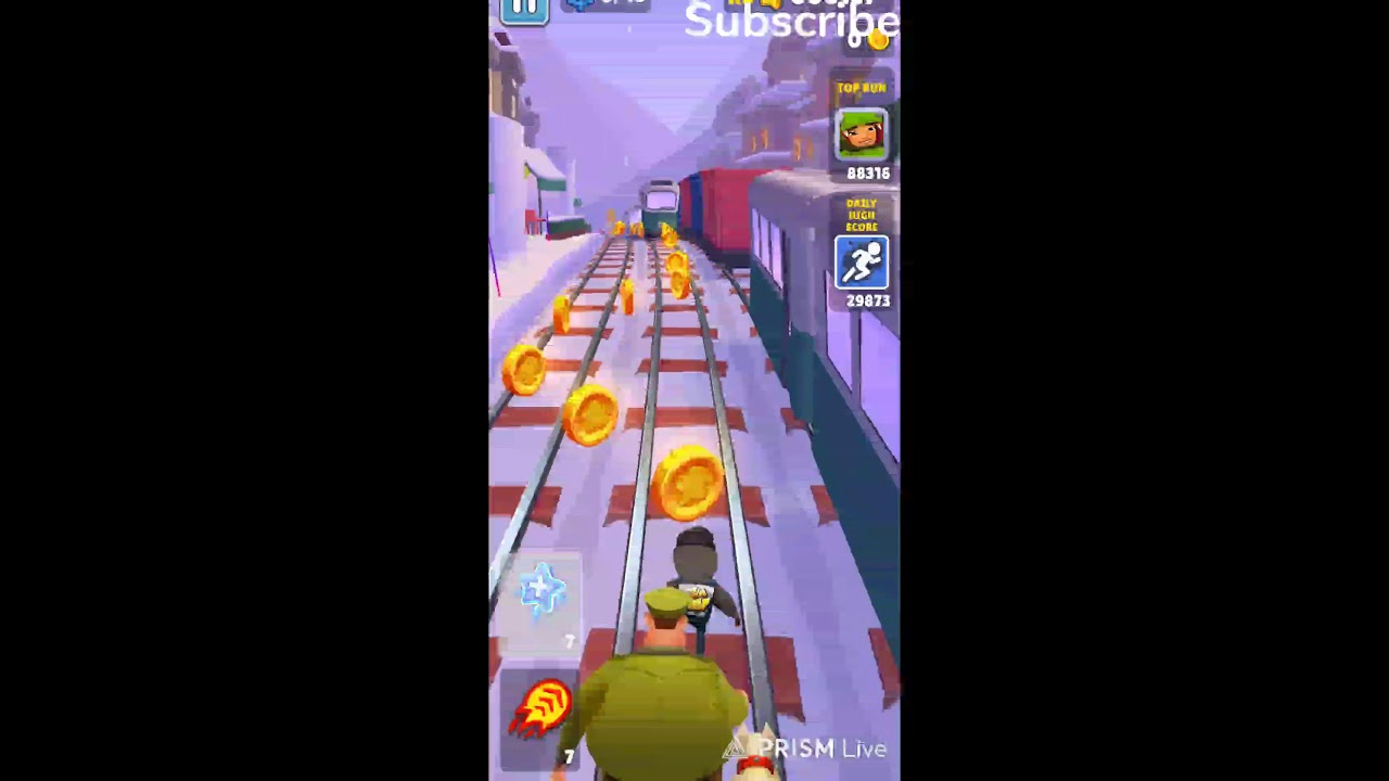 Live playing Subway Surfers 99999M coins Target