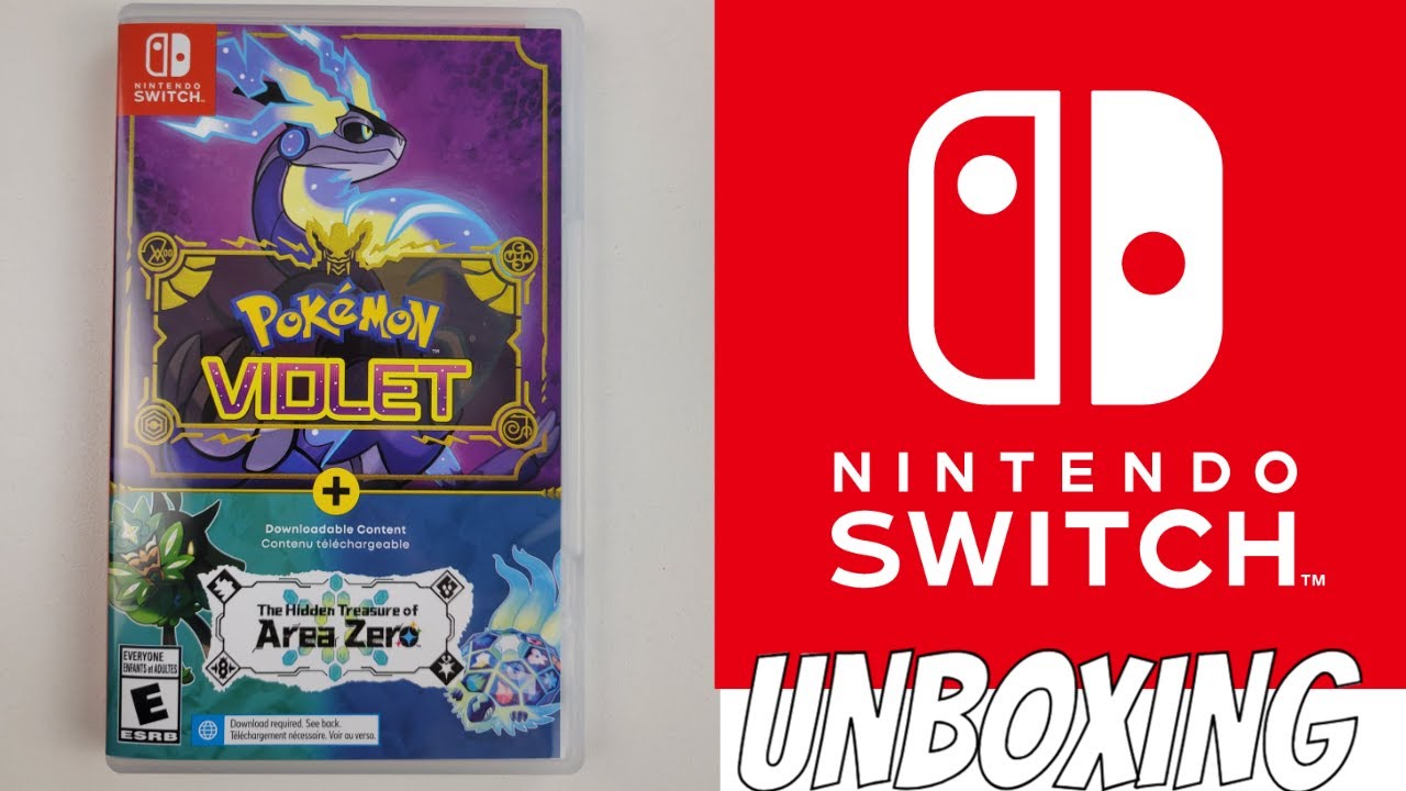 POKEMON VIOLET THE HIDDEN TREASURE OF AREA ZERO GAME UNBOXING