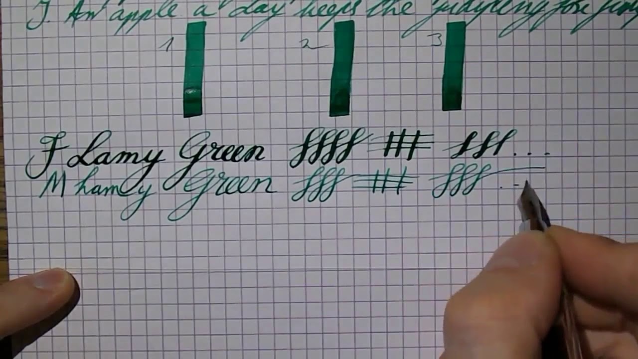 Inkcyclopedia Lamy Green